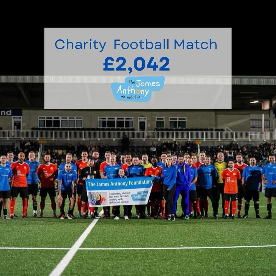 Inter Legends FC Raise £2,042 in Charity Football Match with James Anthony Foundation